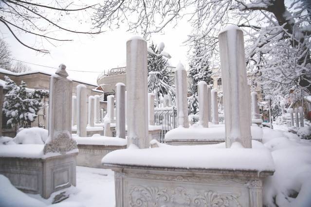 İstanbul'dan kar manzaraları