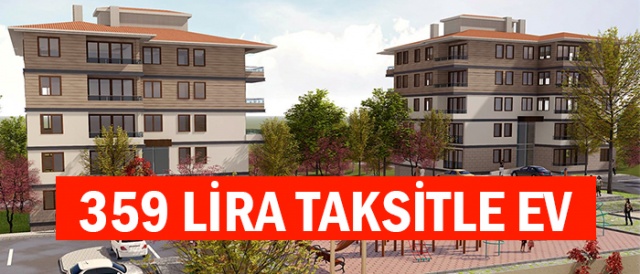 TOKİ’den 359 liradan başlayan taksitlerle ucuz konut fırsatı