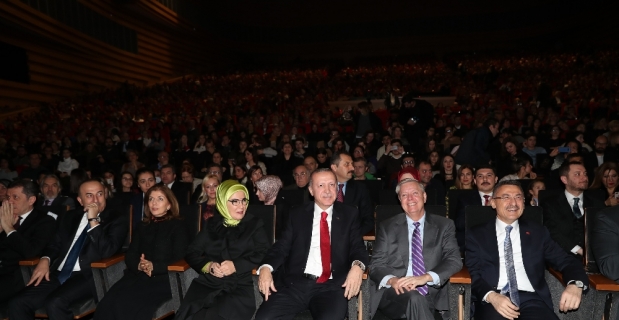 Cumhurbaşkanı Erdoğan, Fazıl Say konserine katıldı
