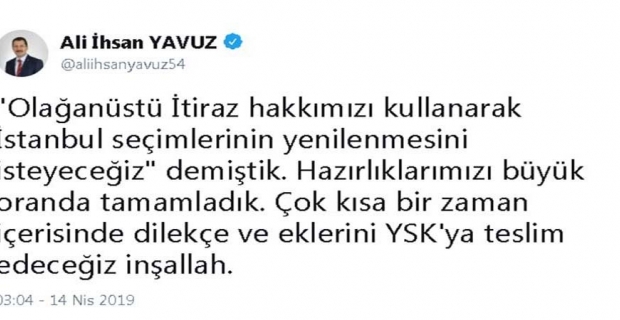 AK Parti’den ‘olağanüstü’ itiraz açıklaması