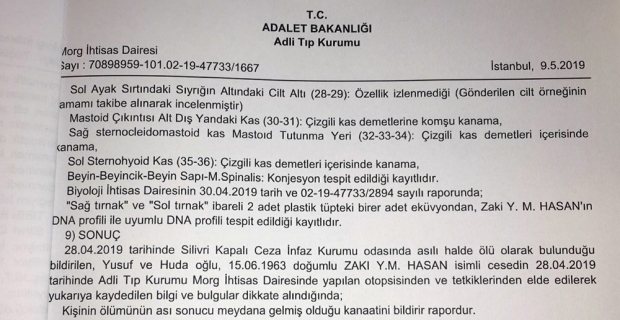 Cezaevinde ölü bulunan casusla ilgili adli tıp raporu çıktı