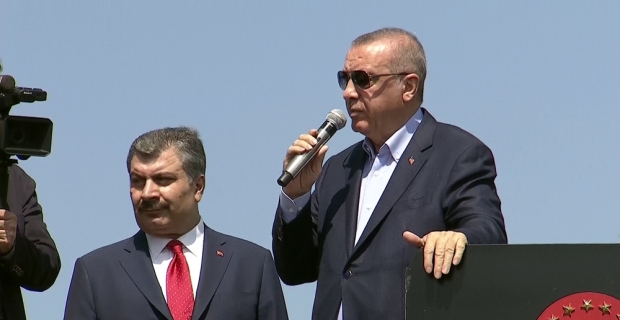 Cumhurbaşkanı Erdoğan: Bize Mursi’yi hatırlatanlarla yarışıyoruz