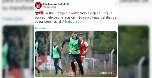 Gaston Campi Trabzon’a geliyor
