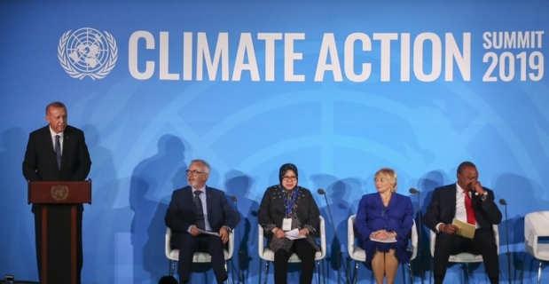 Cumhurbaşkanı Erdoğan İklim Zirvesi’nde konuştu