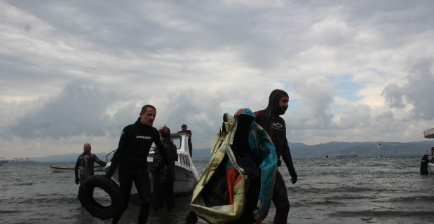 Denizden çıkanlar görenleri şaşırttı