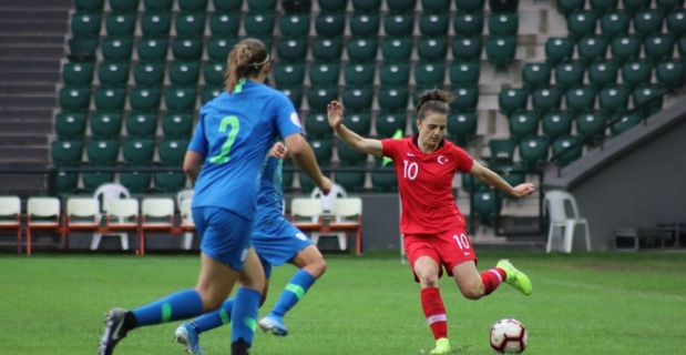 Kadınlar Avrupa Futbol Şampiyonası: Türkiye: 1 - Slovenya: 6 (Maç sonucu)