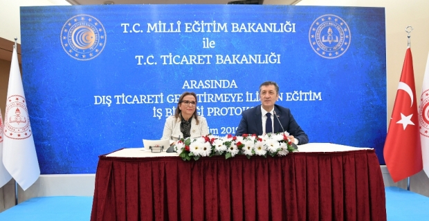 Milli Eğitim ile Ticaret Bakanlıkları arasında protokol imzalandı