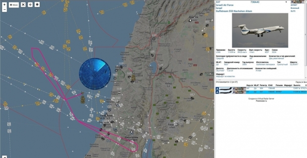 Bu kez İsrail uçakları Suriye’deki Rus askeri üslerini gözlemledi