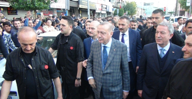 Cumhurbaşkanı Erdoğan’ın Şanlıurfa’daki temasları
