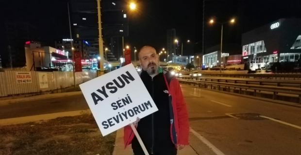 Eşiyle barışabilmek için İstanbul’dan Ankara’ya yürüyor