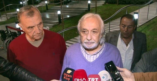 Müjdat Gezen ve Mustafa Alabora, Yıldız Kenter’in hayatını kaybettiği hastaneye geldi