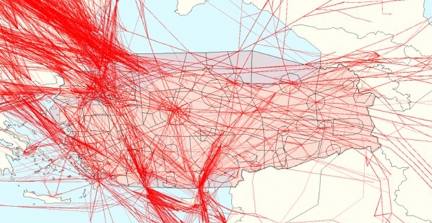 Türk hava sahası kara yolunu aratmadı