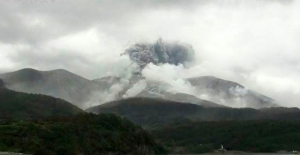 Japonya’daki volkan yeniden harekete geçti