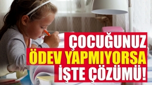 Çocuğa ödev yapma sorumluluğu verin!