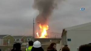 Bakü’de doğal gaz hattında patlama