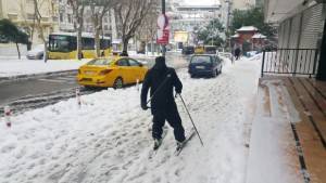 İstanbul’un göbeğinde kayak keyfi